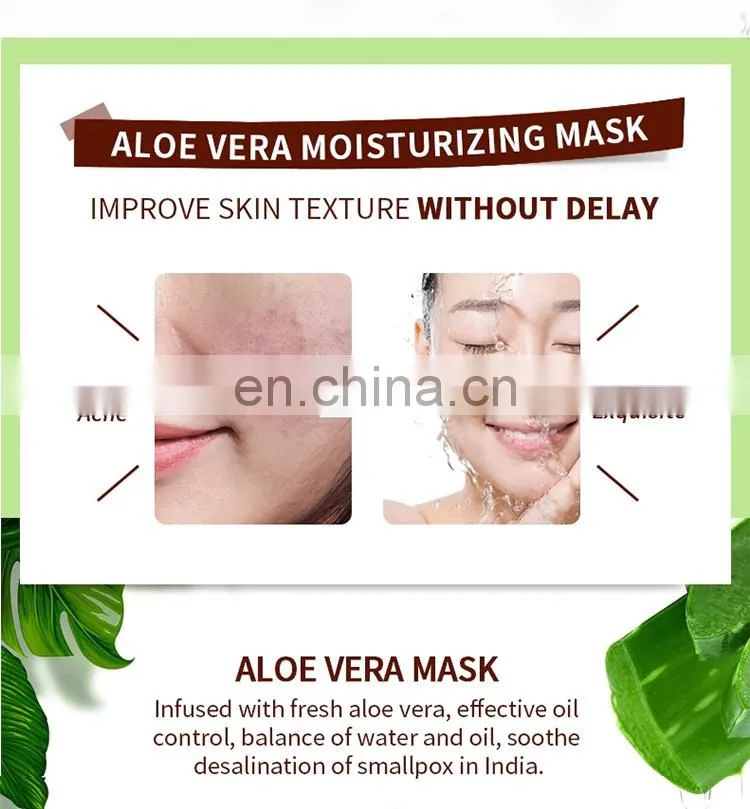 24K Gold Collagen Facial Face Mask Moisture Anti Aging Remove Wrinkle Skin Care Mask Aloe Vera