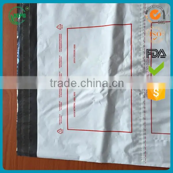 plastic Black mailing bag for delivery