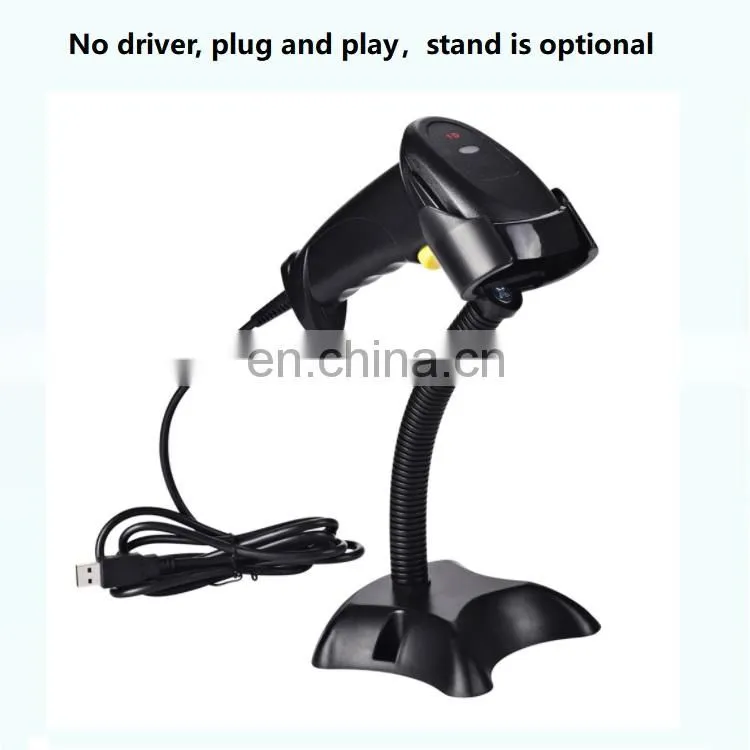 2019 Best price Wired Portable Handheld USB Bar Code Reader cheap 1d Laser barcode scanner