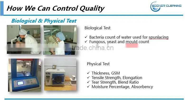 Wood Pulp and PET Non Woven Cleanroom Wiper