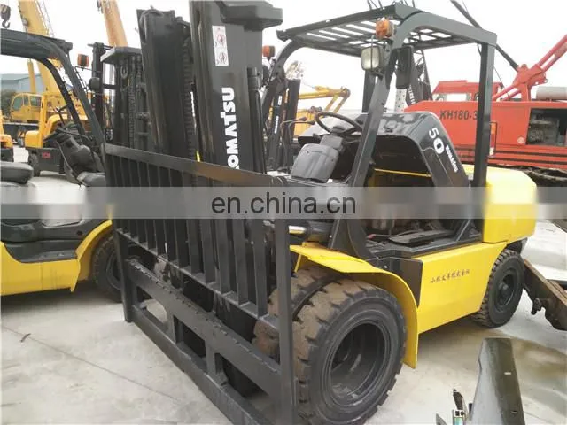 New arrival used widely komatsu 5 ton forklift with low price and high quality in hot sale