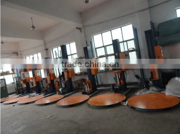 forklift use M type pallet wrapping machine| wrap machine