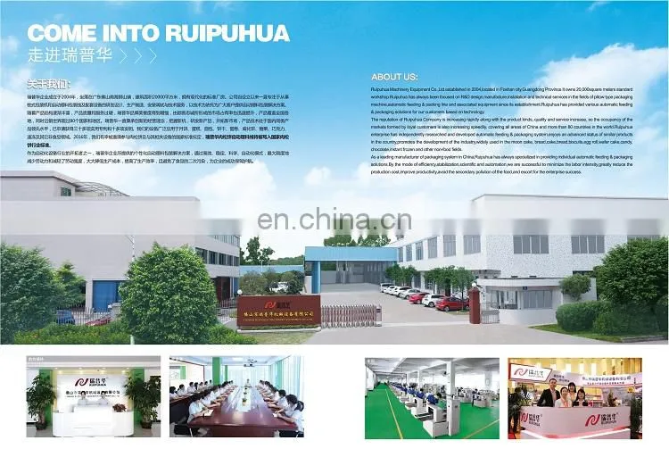 RD-BM-508S High Speed Automatic Moon Cake Bread Packaging Machine Automatic Bag Forming Filling Sealing Machine Bag Making