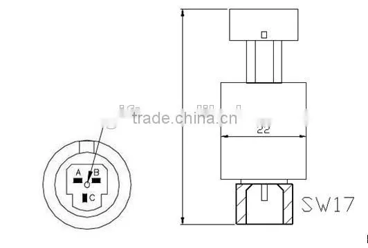 4-20mA HVAC pressure sensor refrigerator pressure sensor refrigerant pressure sensor