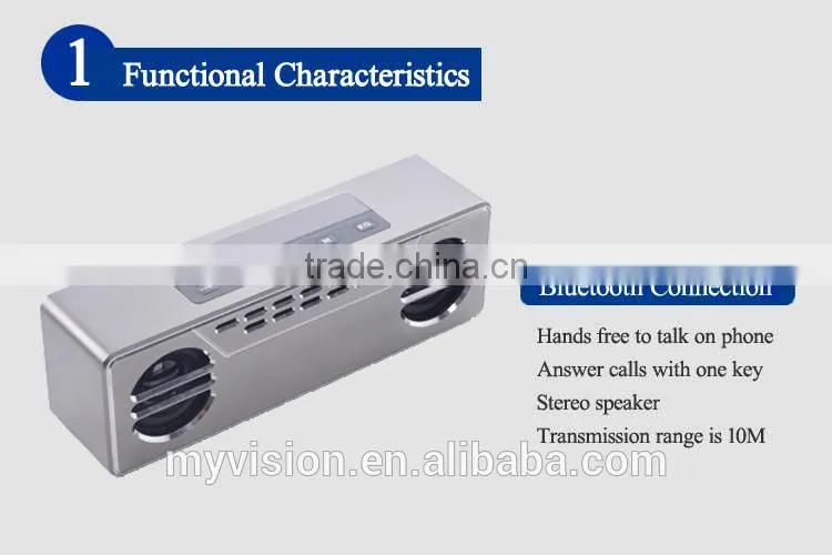 2*5W power output Professional portable powered speaker for mobile phone and mp3 player