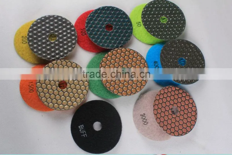 Premium 7-step dry polishing pad