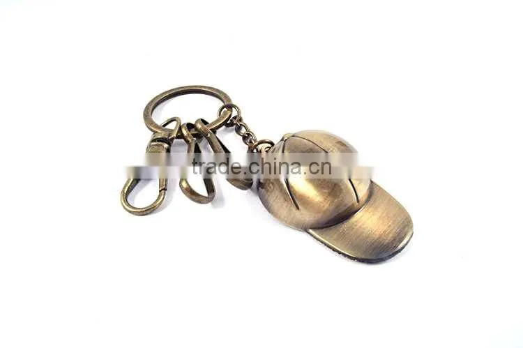 custom metal keychain jordan basketball cap keychain