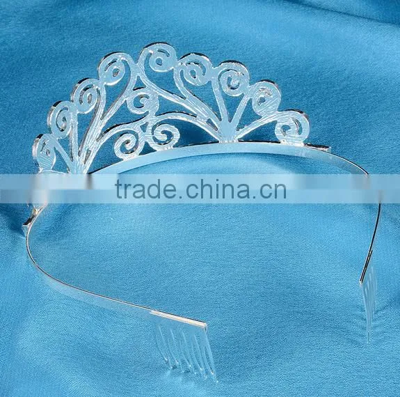 Latest Cute Crystal Girl Crown Headband Tiara Thin Headband Glitter Crown