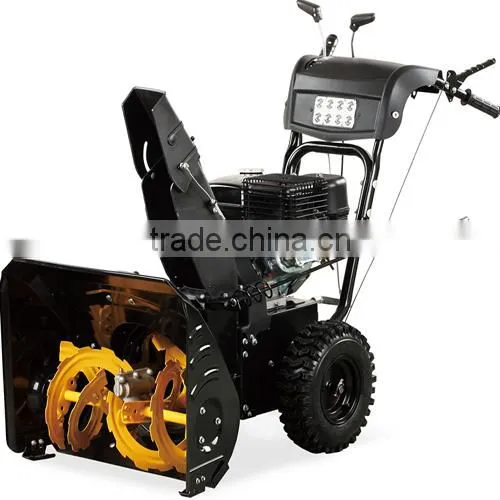 New!!6.5HP snowblower/snow blower/snow thrower with 63cm working width,LED light,Zongshen/Loncin Engine,Best seller