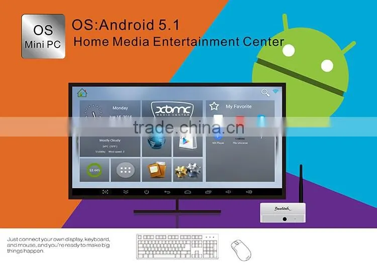 R68 TV Box RK3368 64Bits 4K*2K 1080P 2.4G/5G Wifi KODI/XBMC/Miracast/DLNA H.265 Streaming Media Player Remote Controller