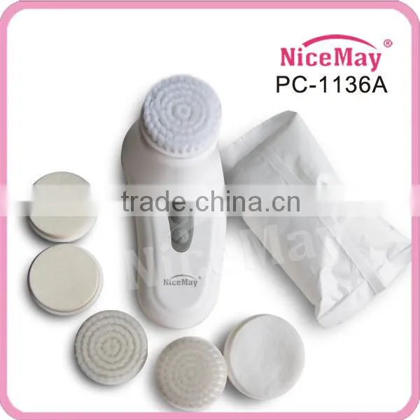 new hand held cosmetic roll massage for bath spa elcectric facial cleaning brush
