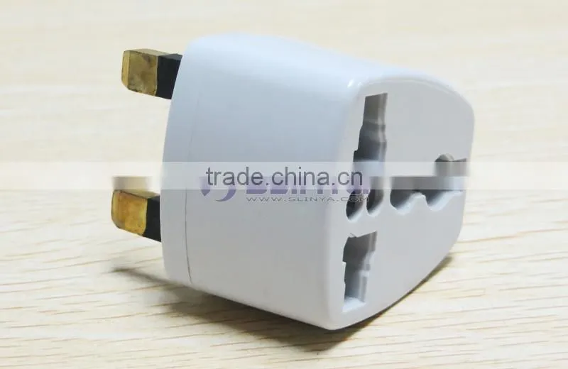 Wholesales Cheap Price AU US EU to UK Adapter Converter 3 Pin AC Power Plug Adaptor Connector