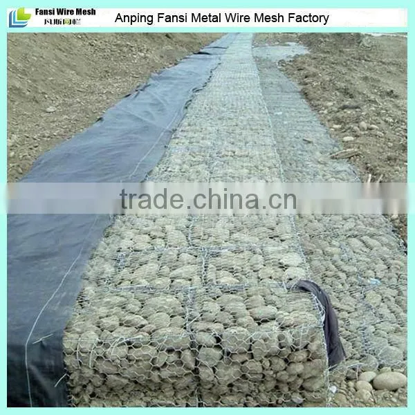 Galvanized/plastic cost of gabion baskets( Factory) Anping, Hengshui China Manufacture