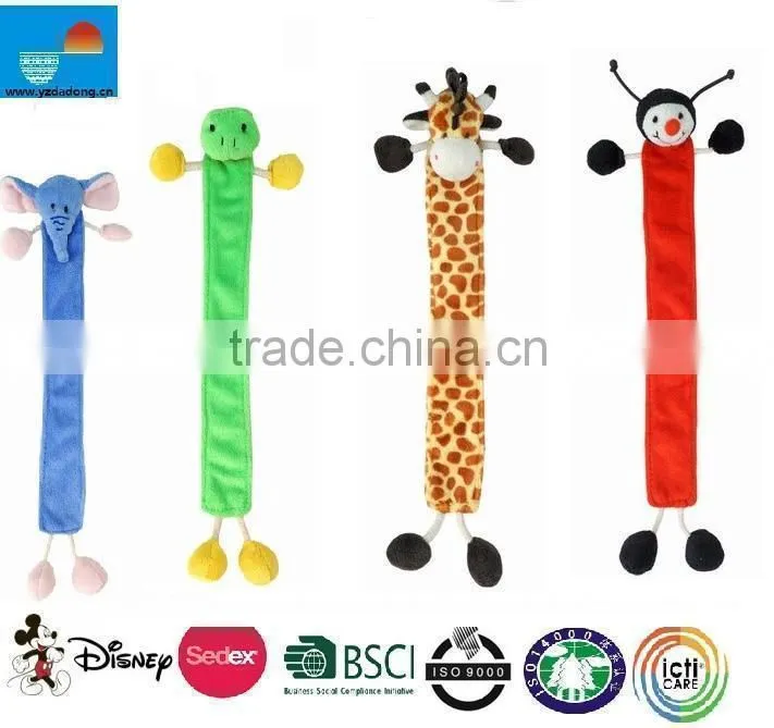 Children gift lush animal toys plush bookmarks