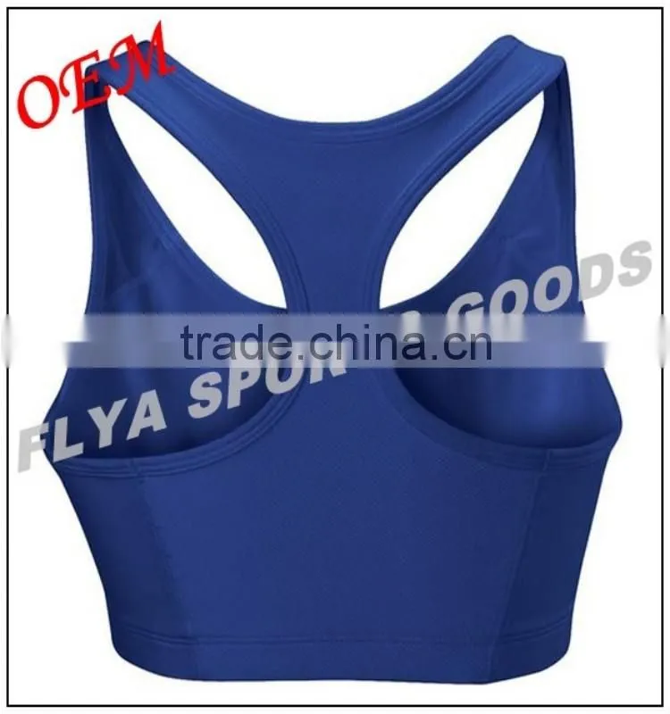 Oem Manufacturer Nylon Spandex Custom Wholesale Women Gym Wear Fitness Sports Bra