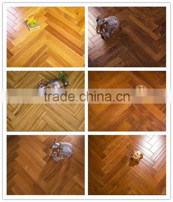 herringbone African zebrawood engineered parquet flooring