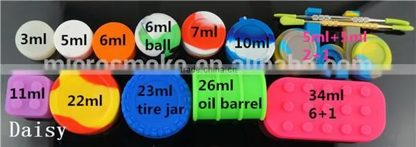 Alibaba China wholesale low price FDA approval food grade silicone customized bho oil container