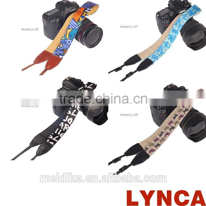 Hot selling illustration series film custom camer strap ends for all SLR/DSLR