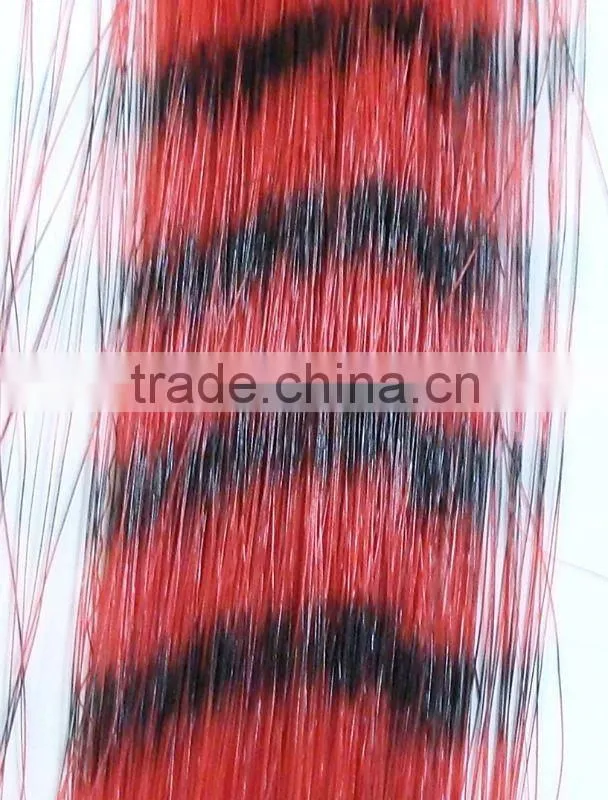 Feather pattern clip-in hair extension