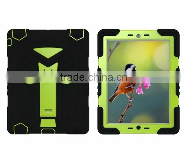 Dragonfly Design With Stand Holder Heavy Duty TPU PC Armor Hybrid Shockproof Protective Phone Cover Case For iPad Mini 4 TB-0269