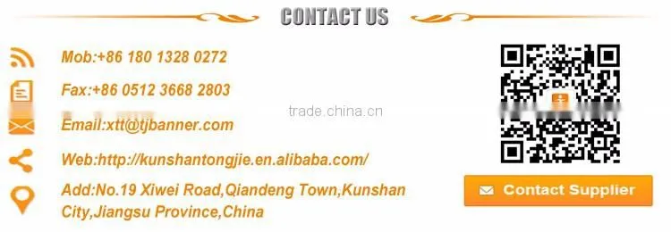 Advertising X Banner standing banner size