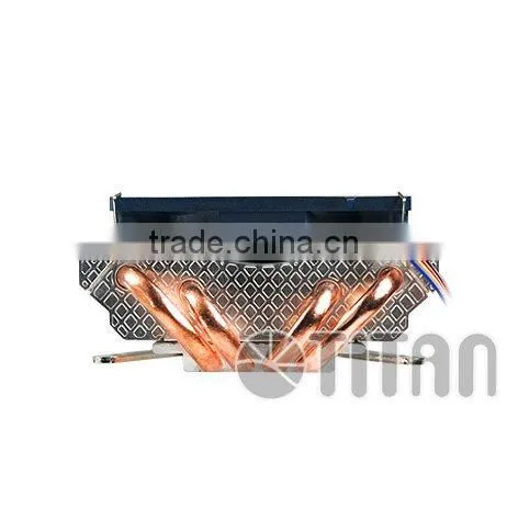 CPU 1.5 U low profile Intel LGA 775 1155 1156 AMD PWM controller heat pipe cooler
