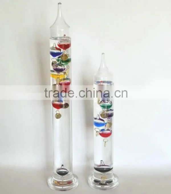 Colourful Galileo Thermometer/Glass thermometer