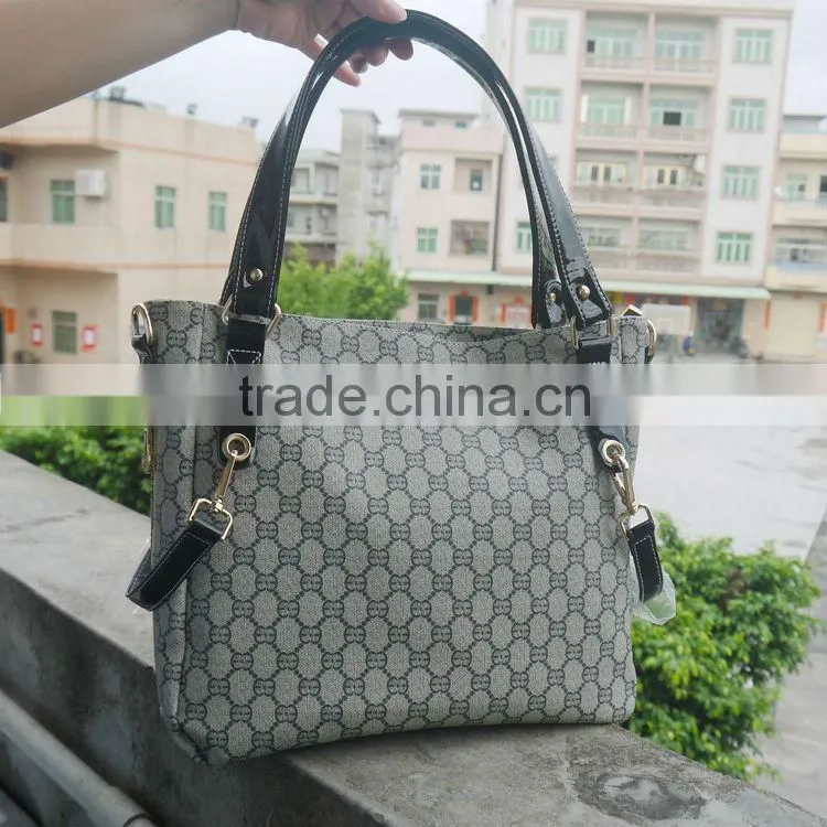 Alibaba China Wholesale Top Quality Genuine Leather Famous Brand Handbag