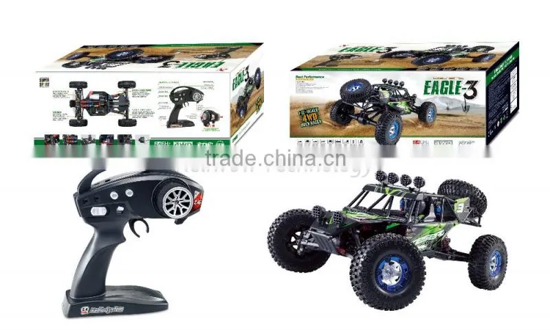 2.4G 4WD Big wheels Off Road RC Car 1/12 High speed rc monster truck rock racing car for sell