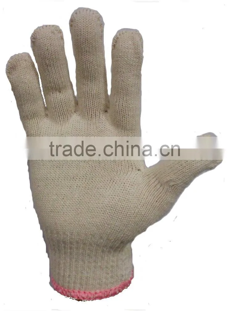 201 RAW WHITE 900 GRAMS 7 KNITTING COTTON SAFETY WORKING GLOVE