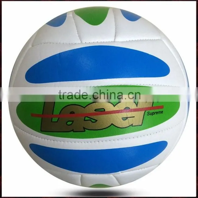 plain white volleyball / outdoor volleyball / pvc beach volley ball
