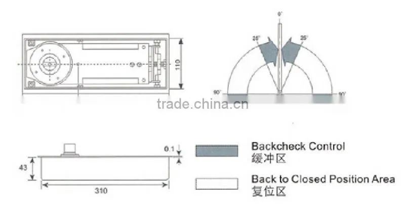 gymnastics spring floor and glass door floor springs (DL-84)