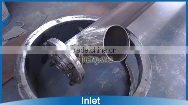 ZY69 carbon steel powders inlet and outlet conveyor