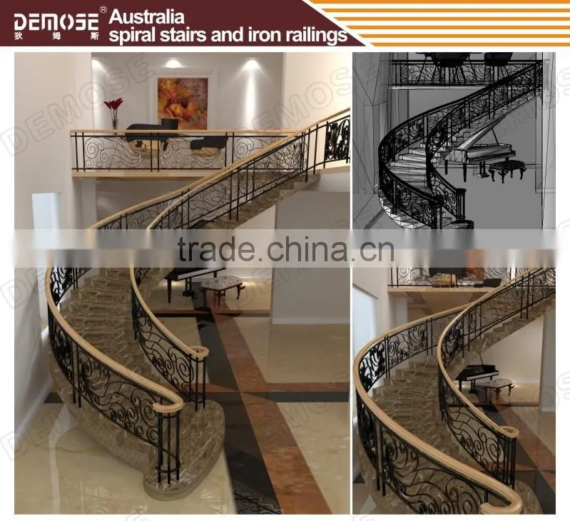 teak wood balustrades and handrails panels prefabricated railings