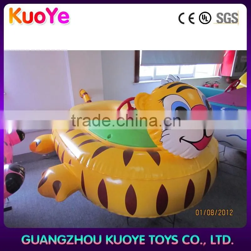 inflatable swan with timer and music player eletric bumper boat