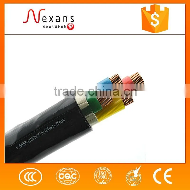 Low voltage cable low smoke cable fire resistant cable