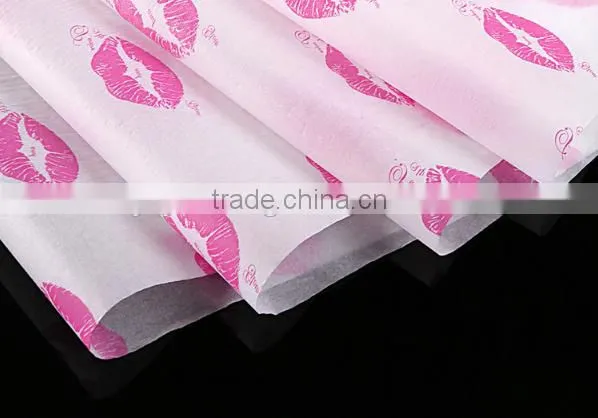 Super bright custom logo printed tissue wrapping paper