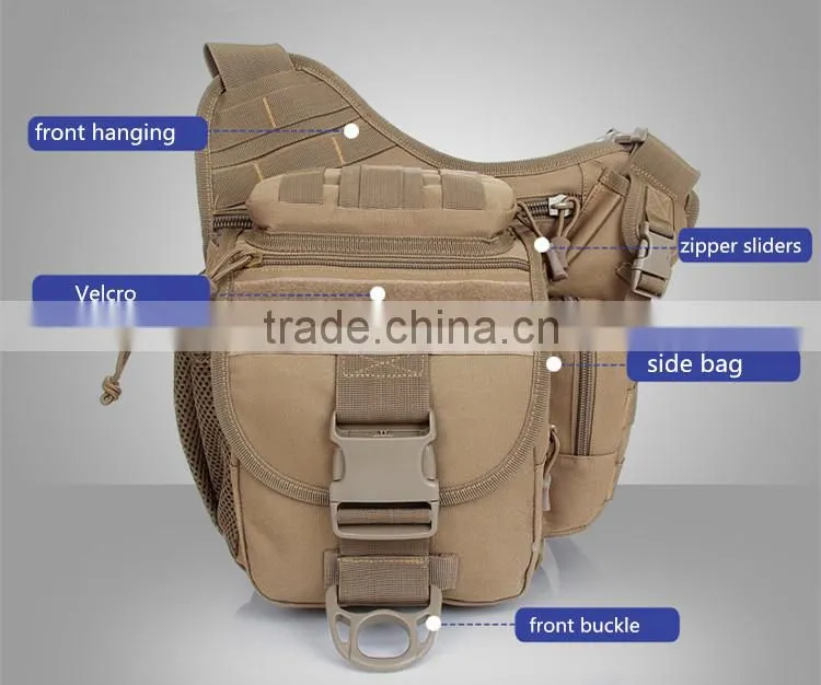 Outdoor leisure camo tactical military army saddle bag