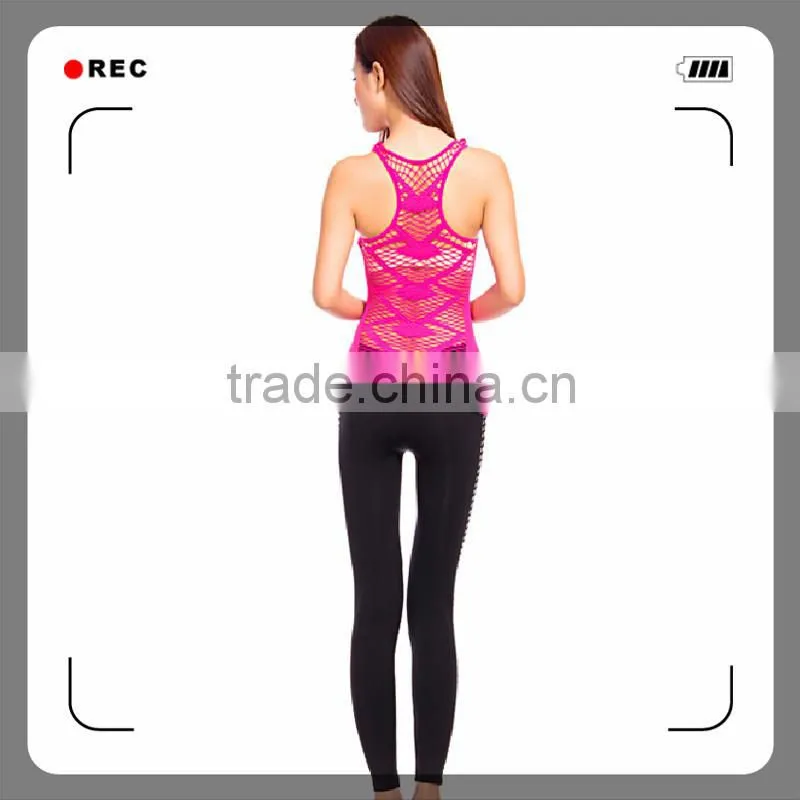 2015 women wholesale camisoles with mesh