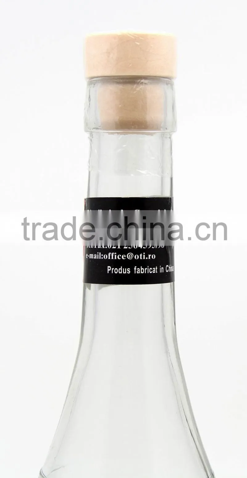 Westerners most liked 1L pearl wine glass bottle