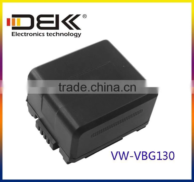 Hot selling VW-VBG130 battery For Panasonic HDC-SD9 HDC-HS9 HDC-SX5 HDC-DX1