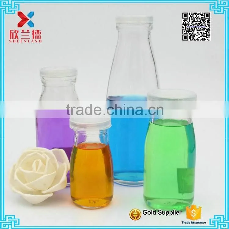 Custom Designed Cheap Glass Milk Bottles for Sale 200ml
