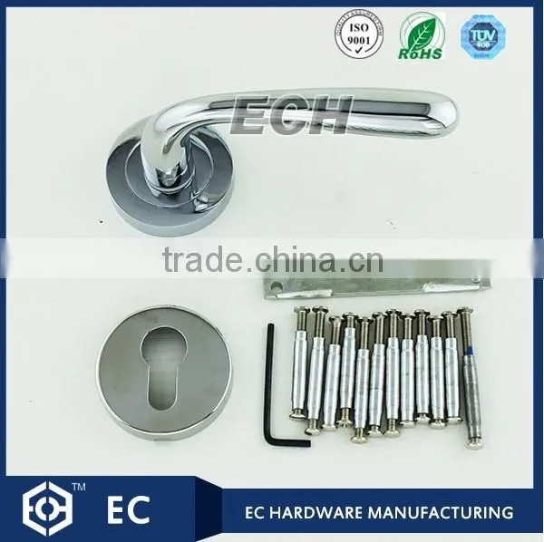 China supplier door hardware zinc chrome door handle