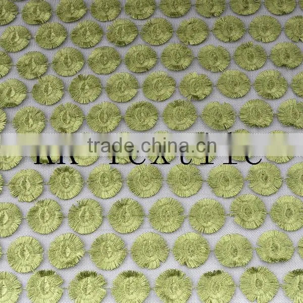 2014 Hottest embroidery fabric #8771 mesh bottom 3d spacer mesh fabric