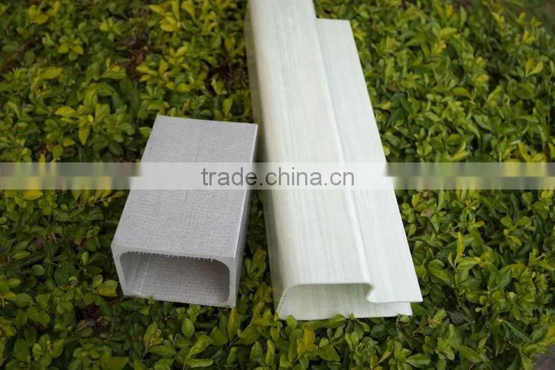 Factory price pultruded fiberglass product, fiberglass profiles