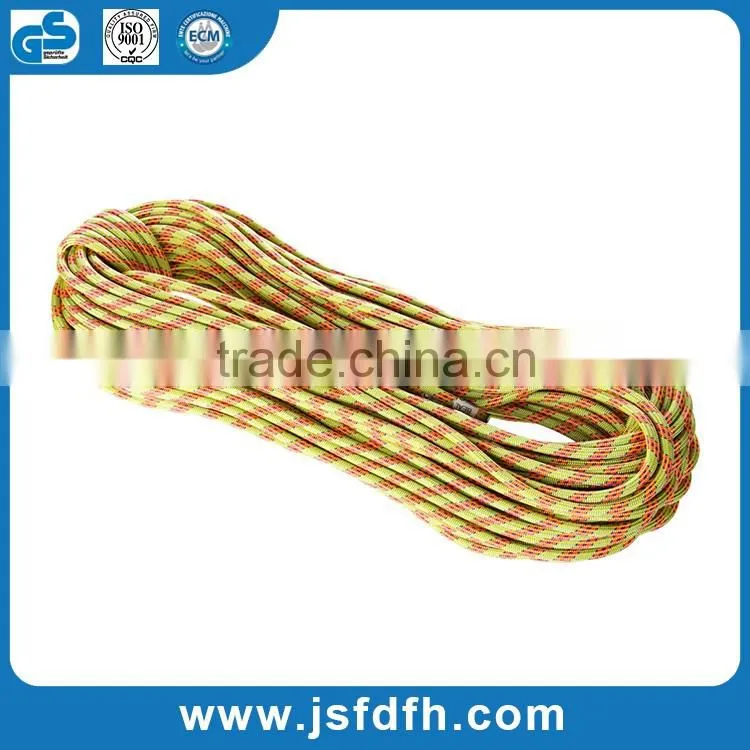 CE standard high strength nylon climbing rope for outdoor