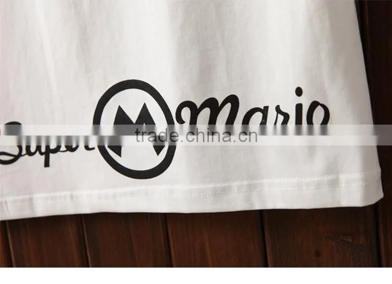 2015 New product super mario wholesale fashion cotton fancy design t-shirt