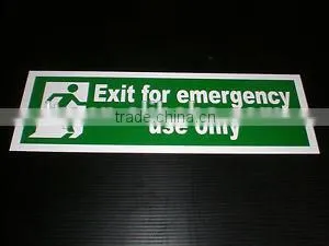 cheap but quality plastic ''FIRE ALARM CALL POINT'' sign (M-CS080)