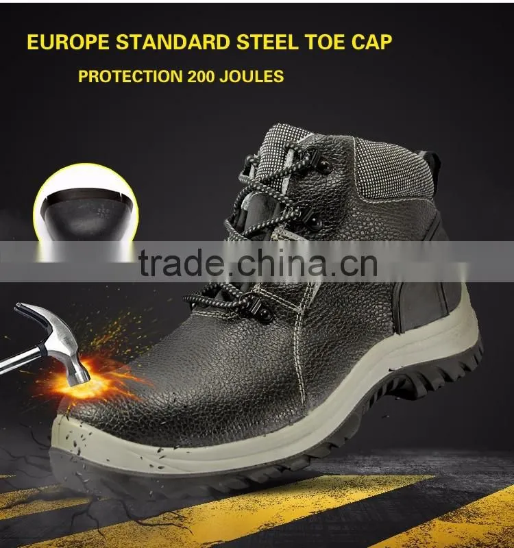 Safety Shoes rubber sole,leather work safety boots,safety shoes italy