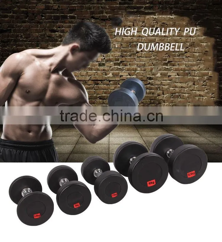 Crossfit New design Gym Basic Equipment Rubber Coated Hex Dumbbell